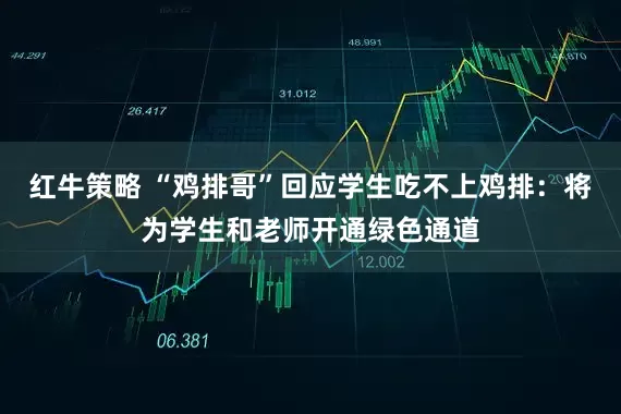 红牛策略 “鸡排哥”回应学生吃不上鸡排：将为学生和老师开通绿色通道