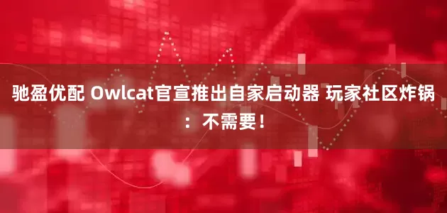 驰盈优配 Owlcat官宣推出自家启动器 玩家社区炸锅：不需要！